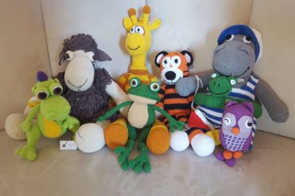 Photo1 – 9 animaux en crochet